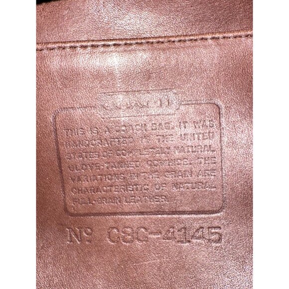 VTG Coach Legacy Mini Soho Hobo 4145 Mahogany Leather Shoulder Bag 90s USA Y2K - Picture 8 of 9